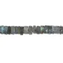 Labradorite redonda facetada 5-7mm x 40cm