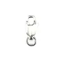 Fermoir mousqueton ovale  Argent 925 4x8mm x 2pcs