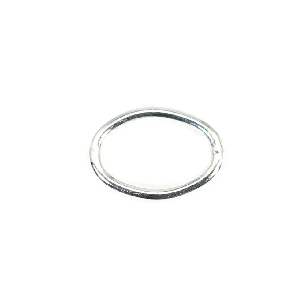 Anillos Ovalados Cerrados 5x7mm Plata 925 x 10pcs
