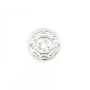 Intercalaire Médaille décoré 12mm Argent 925 x 1pc