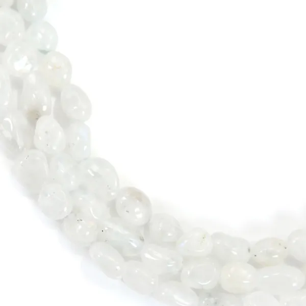 Pierre de lune baroque 7mm x 40cm