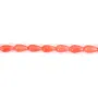 Bambou de mer teinté rose goutte 5x9mm x 40cm