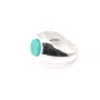 Bague réglable support 8mm Argent 925 - Grande taille x 1pc