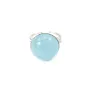 Bague réglable support rond 16mm Argent 925 x 1pc