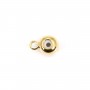Crimp-end pour cordon gold tone 9x6mm x 2pcs