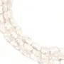 Perle de culture d'eau douce, blanche, keshi, 12-14mm x 38cm