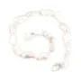 Perle de culture d'eau douce, blanche, keshi, 12-14mm x 38cm