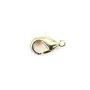 Fermoir mousqueton  sur laiton 7x15mm x 5pcs