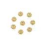  Intercalary by "flash" Gold on brass 5mm x 5pcs