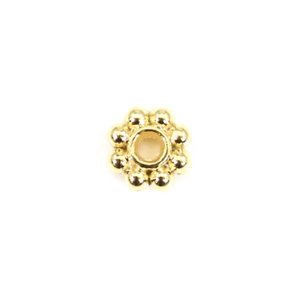 Intercalaire Plaquée par "flash" or sur laiton 5mm x 5pcs