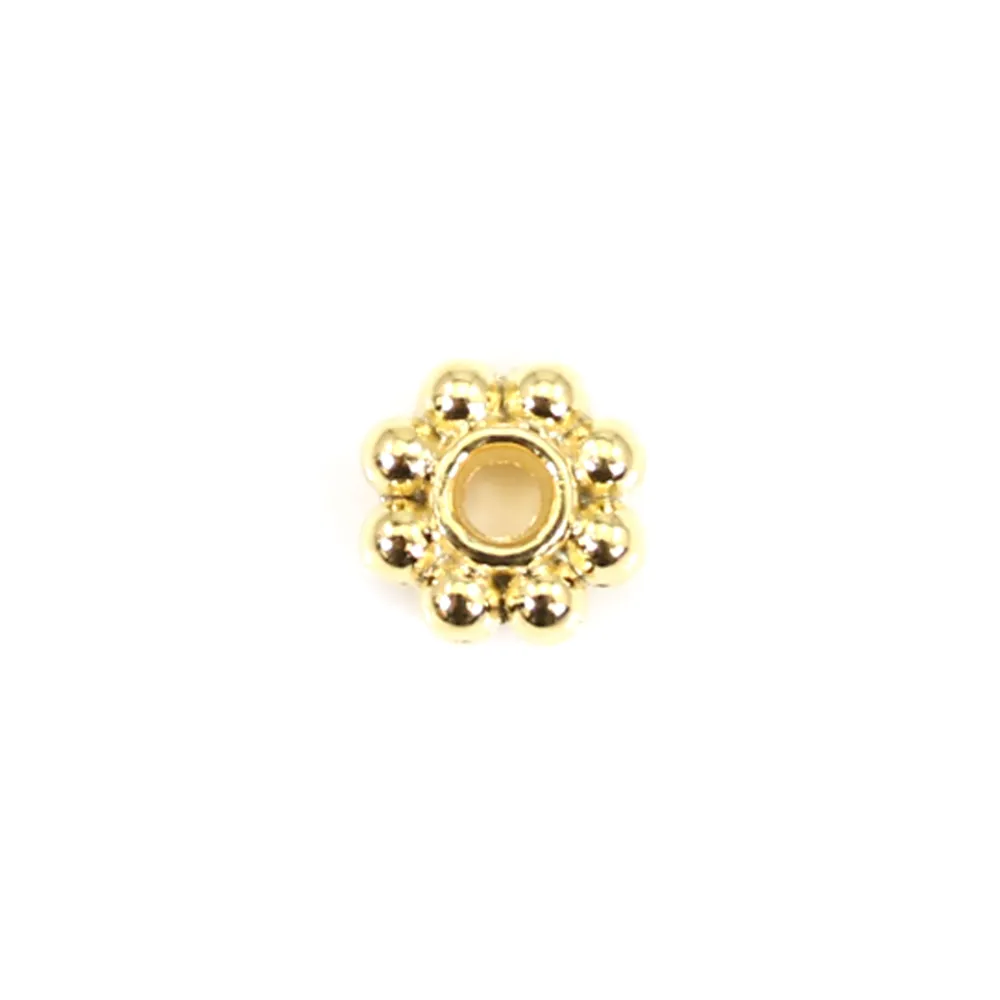 Intercalaire dorée sur laiton 5mm x 5pcs