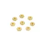 Intercalaire dorée sur laiton 5mm x 5pcs