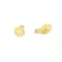 Pampille couronne dorée sur laiton 5.5x6mm x 10pcs