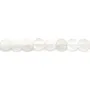 Pierre de lune ronde plate facette 4mm x 40cm