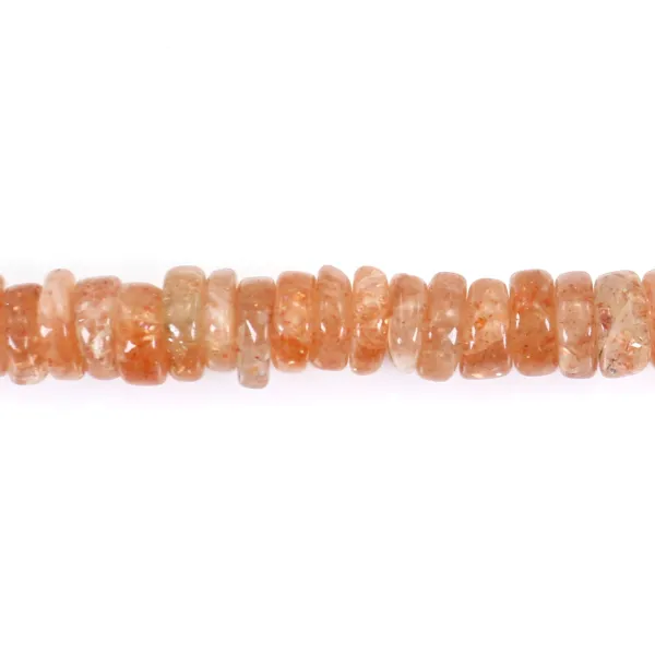 Gemstone de Soleil heishi roundel 5-6mm x 40cm