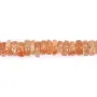 Sonnenstein runde Heishi 5-6mm x 40cm