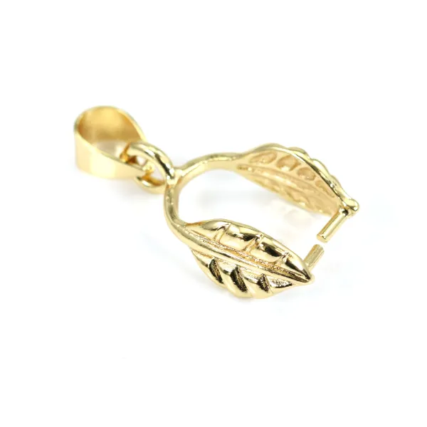 Pendant  triangle silver tone 7x5 mm x 5pcs