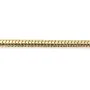 Chaîne serpentine flash or sur laiton 3mm x 1M