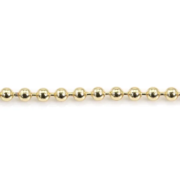Chain golden flash small ball 1.5mm x 1M