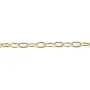 Chaîne ovale doré 2x2.5mm x 1M