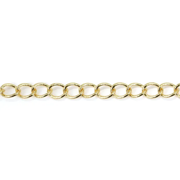 Chain curb chain golden flash 3mm x 1M
