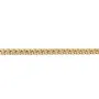 Chaîne serpentine flash or sur laiton 1.5mm x 1M