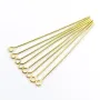 Clou en métal, avec une tête en anneau ouvert, 0.6 * 30mm x 200pcs