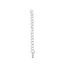 Chaine rallonge en métal argent vieilli 5cm x 2pcs