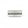 Magnetic clasp 9x20mm x 10pcs