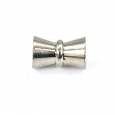 Silver  tone Magnetic clasp 11x17mm x1pc