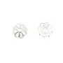 Coupelle en fleur cuivre 8mm x 20pcs