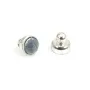 Fermoir aimanté 6mm argenté vielli x 10pcs