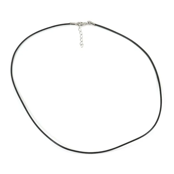 Tour de cou  rigide noir 2mm x 1pc