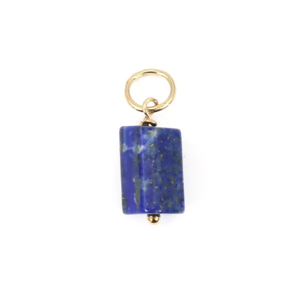 Pendentif Lapis Lazuli Baroque - Gold Filled  x 1pc