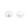 Perle de culture de mer du sud, blanche, Mabé 14.5-15mm x 1pc