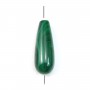Malachite drop 7x15mm x 1pc