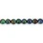 Azurite malachite rond 4mm x 40cm