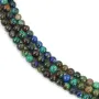 Azurite malachite rond 4mm x 40cm