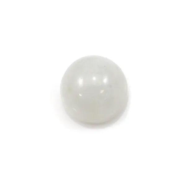 Cabochon pierre de lune rond 8mm x 1pc