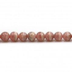 Rhodochrosite Round 4mm A x 40cm 