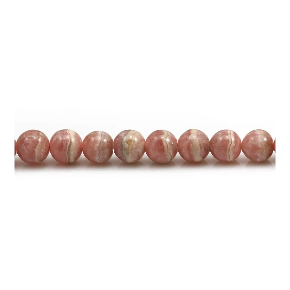 Rhodochrosite Ronde 4mm A x 40cm 