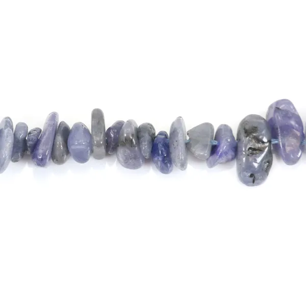 Tanzanite in forms chips x 80cm