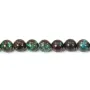 Chrysocolla round 8mm x 40cm