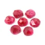 Cabochon sillimanite coloured squared faceted 10mm x 1pc