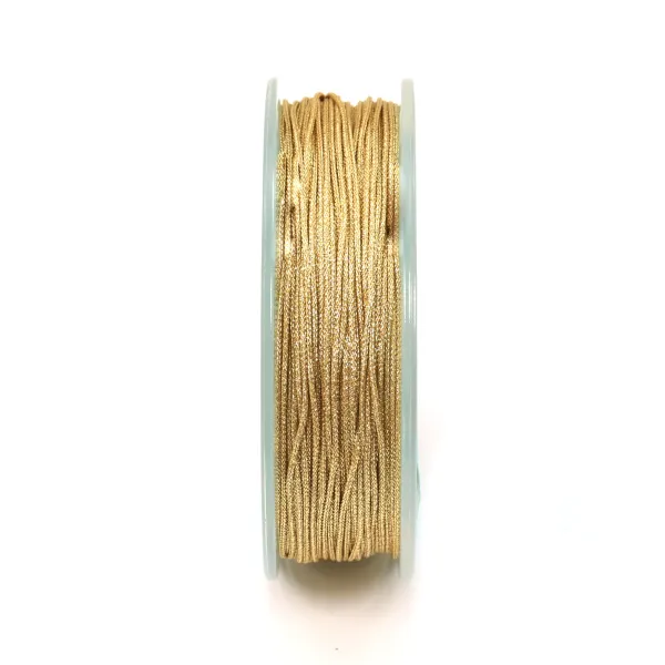 Filo di poliestere champagne da 0,6 mm x 10 m