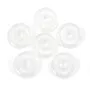 Donut de cristal de roca 30mm x 1ud