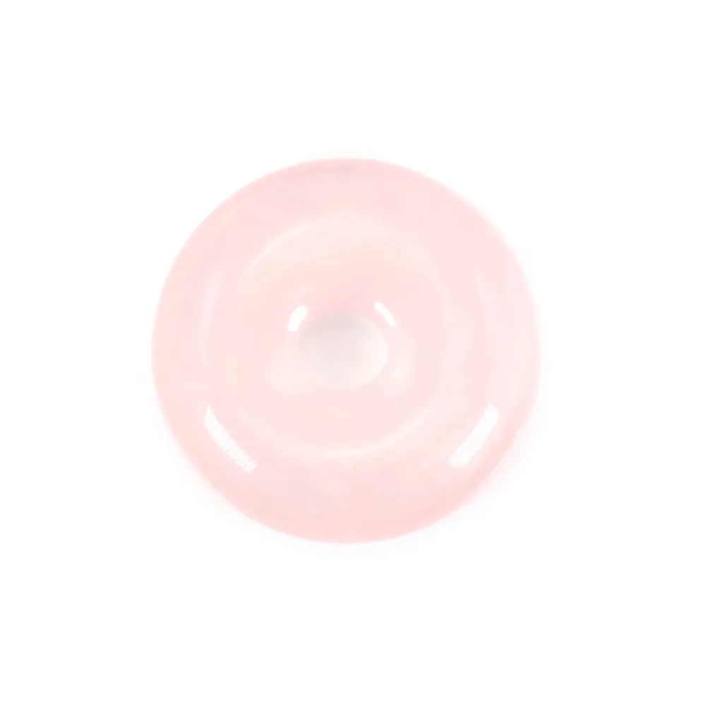 Donut Quartz Rose 14mm x 1pc
