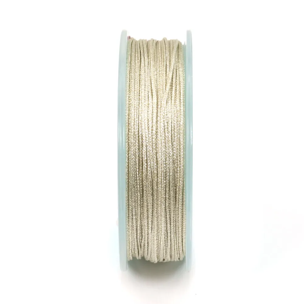 Filo di poliestere argento da 0,6 mm x 10 m