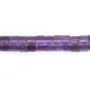 Améthyste rondelle Heishi 2x4mm x 39cm
