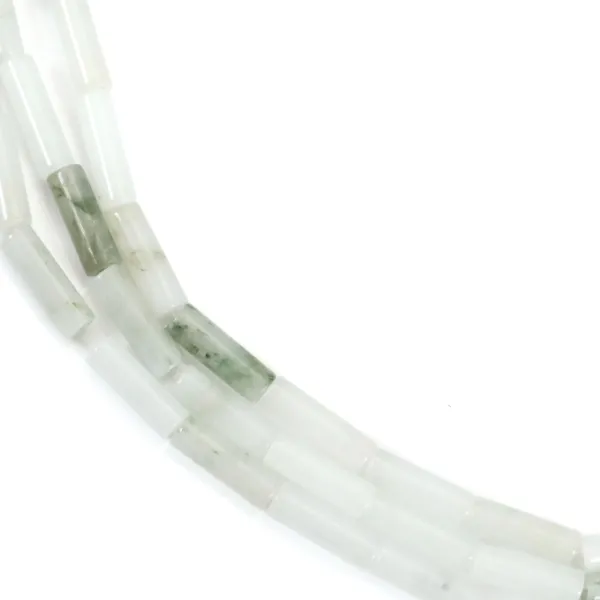 Jade Tianshan Tube 4x13mm x 39cm